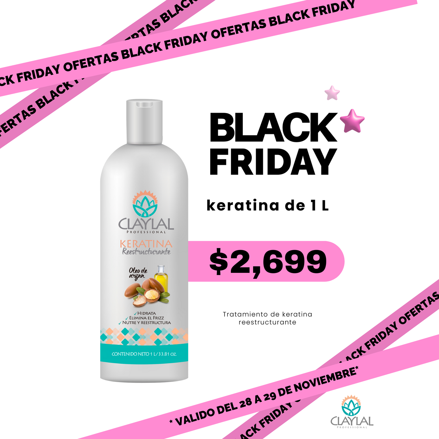 KERATINA CLAYLAL 1 LITRO