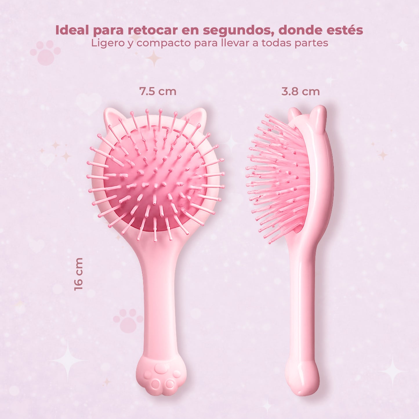 HAIR BRUSH | CEPILLO CON ESPEJO
