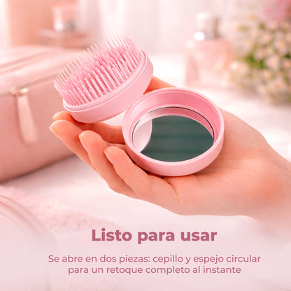 POCKET BRUSH | CEPILLO DE BOLSILLO CON ESPEJO