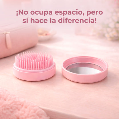 POCKET BRUSH | CEPILLO DE BOLSILLO CON ESPEJO