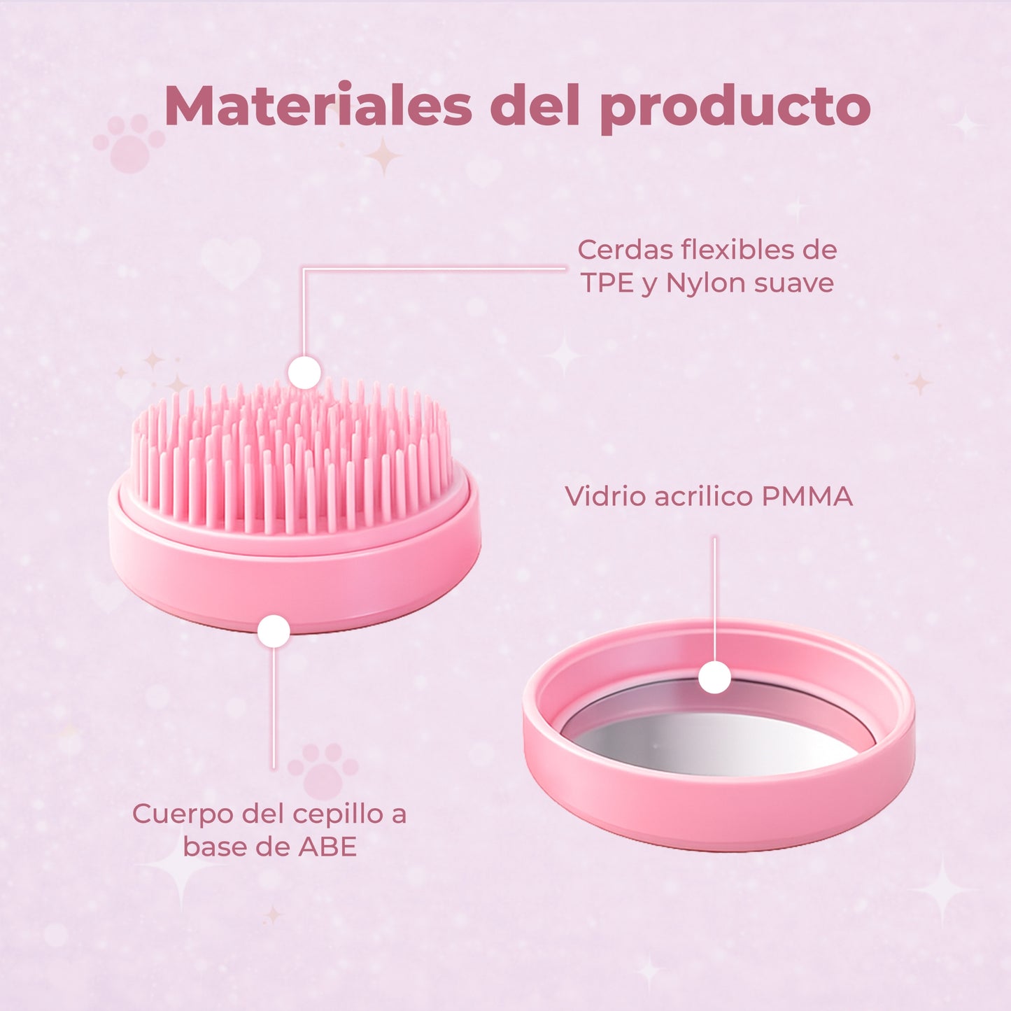 POCKET BRUSH | CEPILLO DE BOLSILLO CON ESPEJO