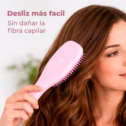 CEPILLO DESENREDANTE CON 2 PINZAS